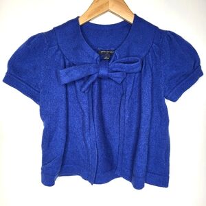 Banana Republic wool y2k vintage short sleeve shrug cropped cardigan sweater